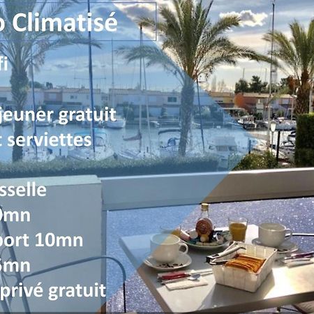 Cap Capistol Studio Le Cap D'Agde Vue Port 외부 사진
