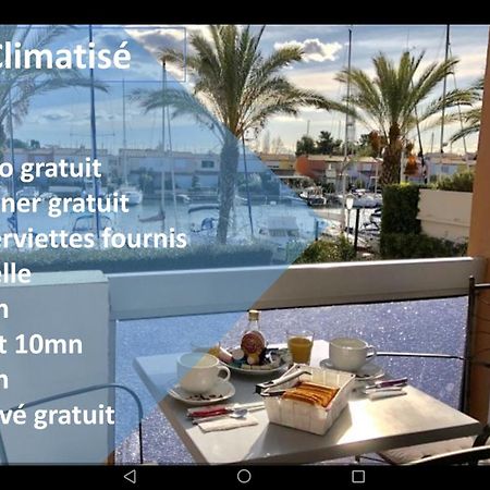 Cap Capistol Studio Le Cap D'Agde Vue Port 외부 사진