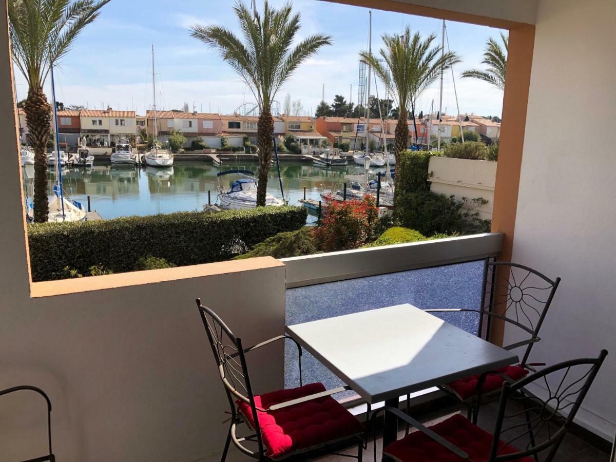 Cap Capistol Studio Le Cap D'Agde Vue Port 외부 사진